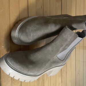 Dolce Vita Gray Ankle Boots